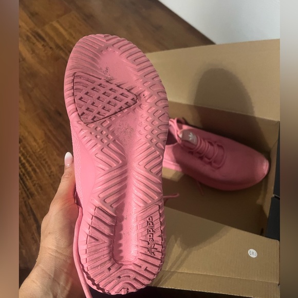 Adidas pink ortholite running shoes in box - Picture 6 of 7